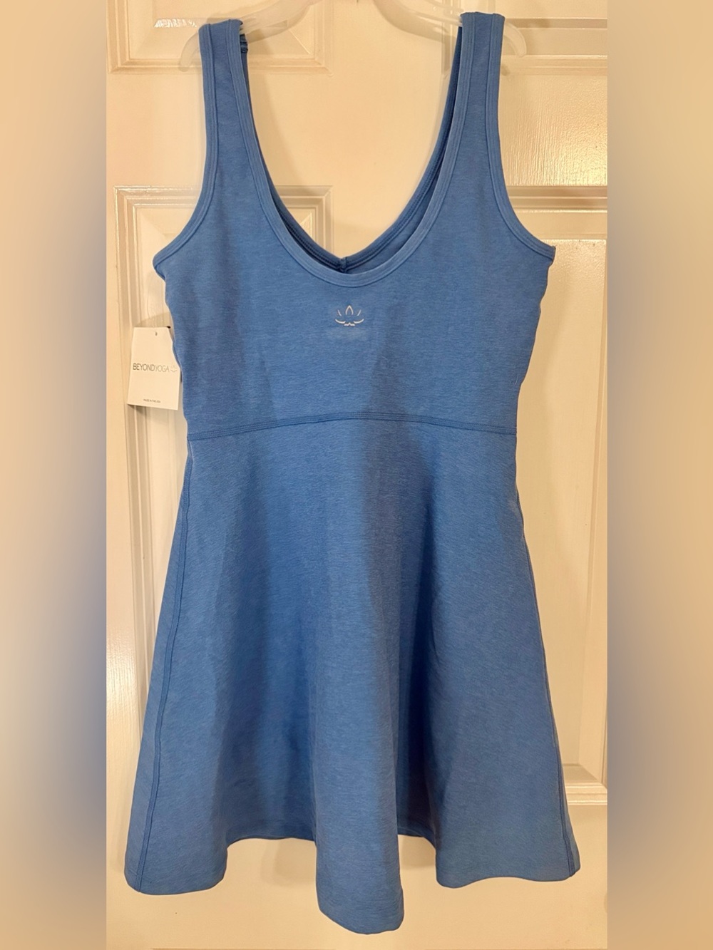 NWT Beyond Yoga size XS knit skater dress - Picture 4 of 6